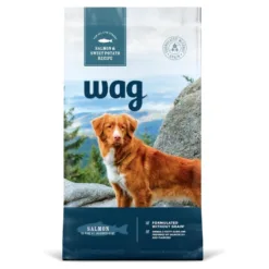Amazon Brand - Wag Dry Dog Food Salmon & Sweet Potato, Grain Free 24 lb Bag